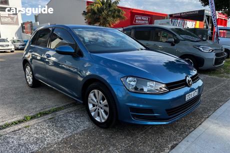 Blue 2015 Volkswagen Golf Hatchback 92 Tsi Comfortline