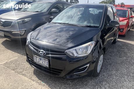 Black 2015 Hyundai I20 Hatch ACTIVE