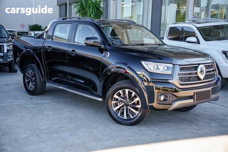 Black 2025 GWM Cannon Dual Cab Utility Lux (4X4)