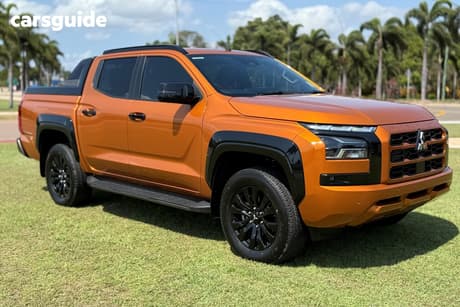 Orange 2025 Mitsubishi Triton Double Cab Chassis Gsr (4X4)