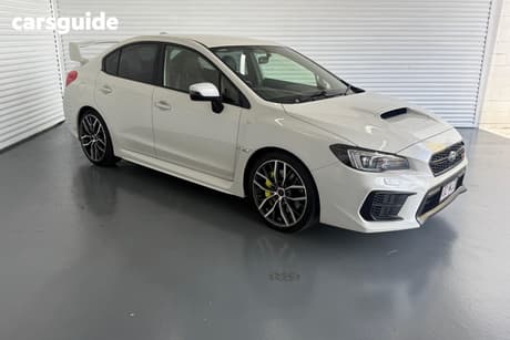 White 2019 Subaru WRX Sedan Sti (Awd)