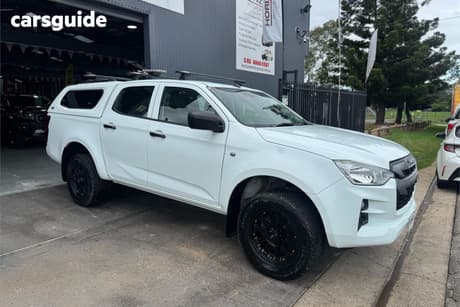 White 2020 Isuzu D-MAX Crew Cab Utility Sx (4X2)