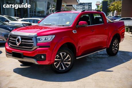 Red 2025 GWM Cannon Dual Cab Utility Lux (4X4)