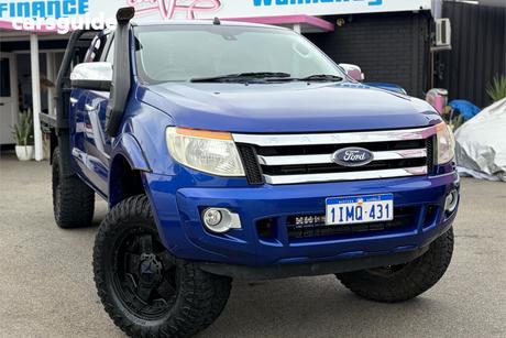 Blue 2011 Ford Ranger Dual Cab Utility Xlt 3.2 (4X4)