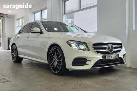 White 2018 Mercedes-Benz E300 Saloon