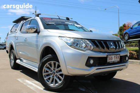 Silver 2018 Mitsubishi Triton Dual Cab Utility Gls (4X4)
