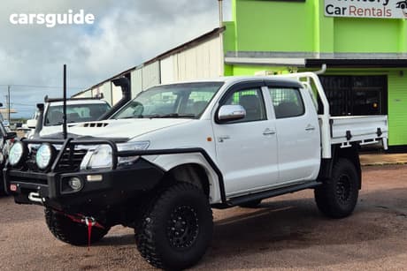 White 2011 Toyota Hilux Dual Cab Pick-up Sr (4X4)