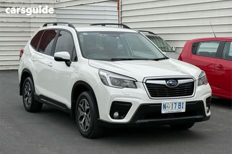 White 2021 Subaru Forester Wagon 2.5I (Awd)