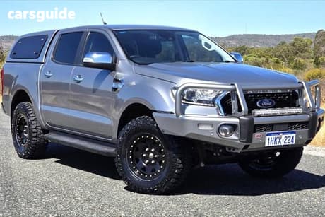 Silver 2021 Ford Ranger Double Cab Pick Up Xlt 3.2 (4X4)