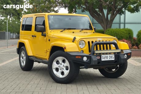 Yellow 2015 Jeep Wrangler Hardtop Overland