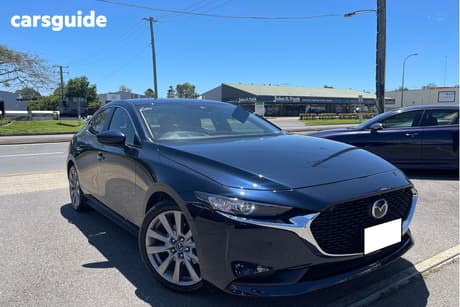 Blue 2019 Mazda 3 Sedan G25 Evolve