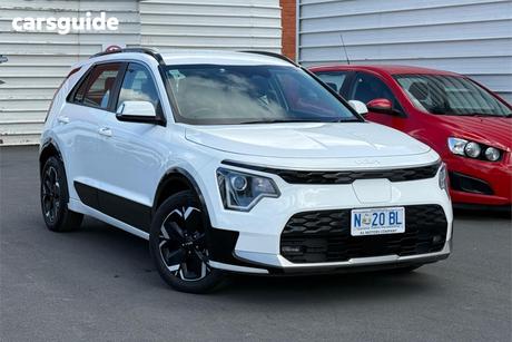 White 2023 Kia Niro Wagon Ev Gt-Line Grey C Pillar