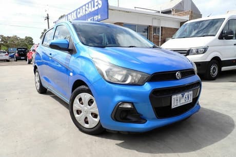 Blue 2016 Holden Spark Hatchback Ls
