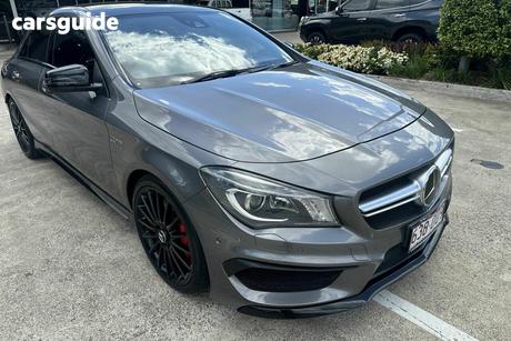 Grey 2015 Mercedes-Benz CLA45 Coupe Amg