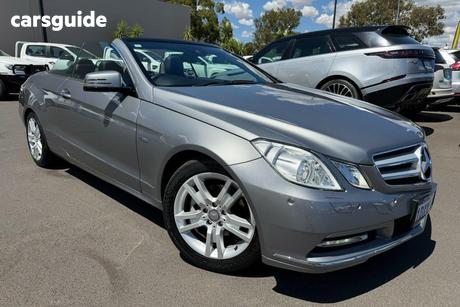 Silver 2012 Mercedes-Benz E250 Cabriolet Cgi Elegance
