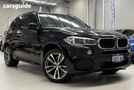 Blue 2015 BMW X5 Wagon Sdrive 25D