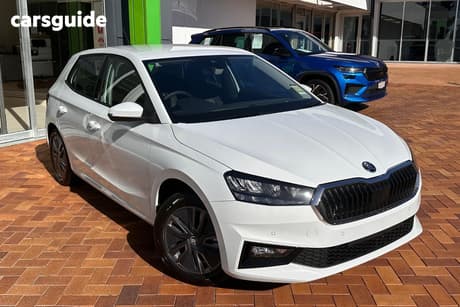 White 2025 Skoda Fabia Hatchback Monte Carlo 110Tsi