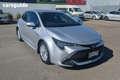 Silver 2023 Toyota Corolla Hatchback Ascent Sport Hybrid