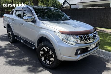Silver 2016 Mitsubishi Triton Dual Cab Utility Gls (4X4)