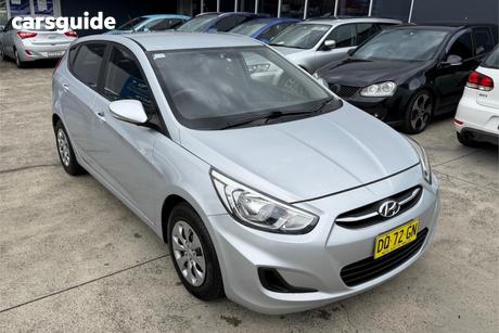 Silver 2017 Hyundai Accent Hatchback Active
