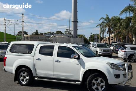 White 2014 Isuzu D-MAX Crew Cab Utility Ls Hi-Ride (4X2)