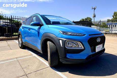 Blue 2019 Hyundai Kona Wagon Active (Fwd)