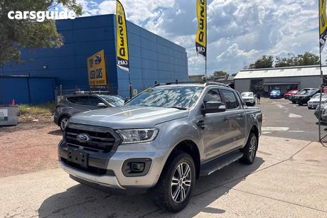 Silver 2020 Ford Ranger Double Cab Pick Up Wildtrak 2.0 (4X4)