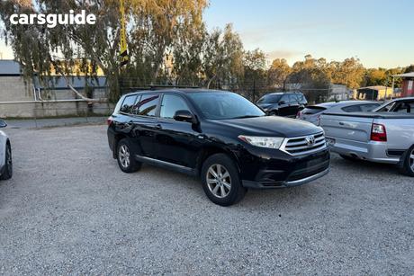 Black 2010 Toyota Kluger Wagon Kx-R (4X4) 7 Seat