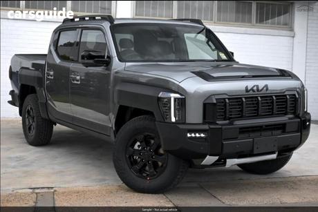 Grey 2025 Kia Tasman Double Cab Pick Up X-Pro (4X4) (0.9T) Bdy Fender