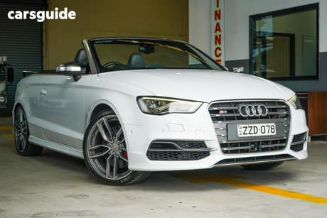 White 2015 Audi S3 Cabriolet 2.0 Tfsi Quattro