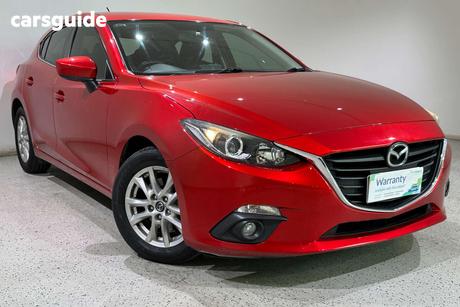 Red 2015 Mazda 3 Hatchback Maxx