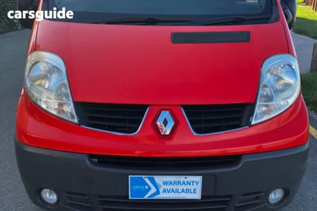 Red 2016 Renault Trafic Commercial LWB