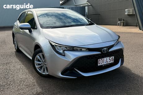 Silver 2023 Toyota Corolla Hatchback Ascent Sport Hybrid