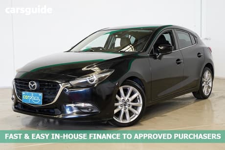 Black 2017 Mazda 3 Hatchback Sp25 Gt