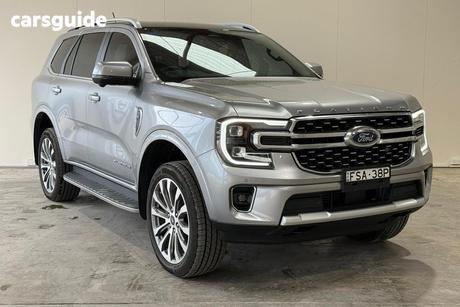 Silver 2025 Ford Everest Wagon Platinum (4Wd)