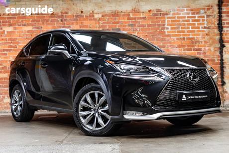 Black 2017 Lexus NX200T Wagon F Sport (Awd)