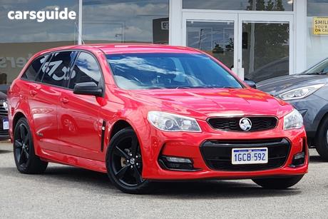 Red 2016 Holden Commodore Sportswagon Sv6 Black Pack
