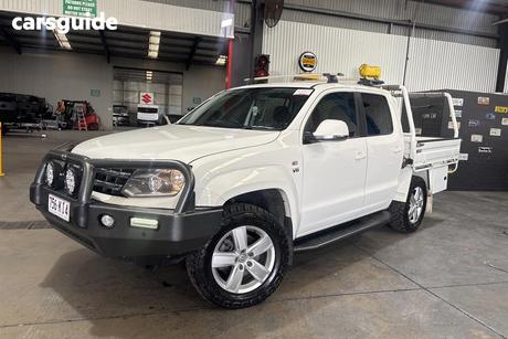 White 2018 Volkswagen Amarok Dual Cab Utility V6 Tdi 550 Highline