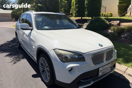White 2010 BMW X1 Wagon Xdrive 23D