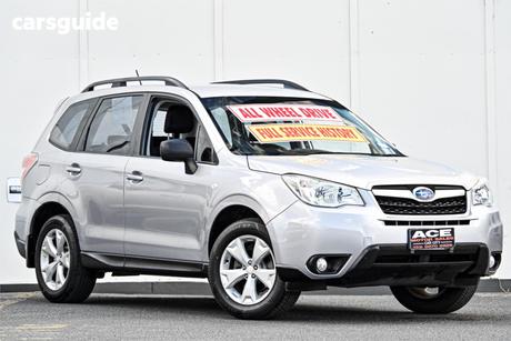 Silver 2013 Subaru Forester Wagon 2.5I