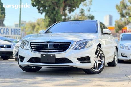 White 2015 Mercedes-Benz S400 Sedan EXCLUSIVE AMG LINE-H