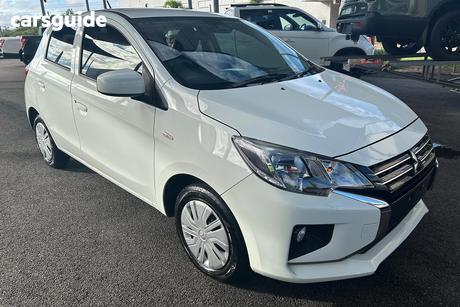 White 2021 Mitsubishi Mirage Hatchback Es