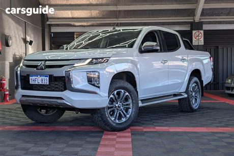 White 2020 Mitsubishi Triton Double Cab Pick Up Gls (4X4)