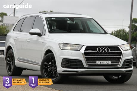 White 2015 Audi Q7 Wagon 3.0 Tdi Quattro