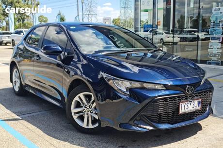 Blue 2020 Toyota Corolla Hatchback Ascent Sport