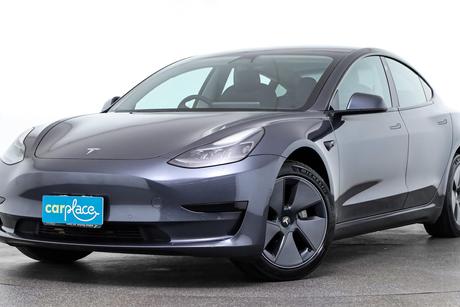 Silver 2023 Tesla Model 3 Sedan Rear-Wheel Drive
