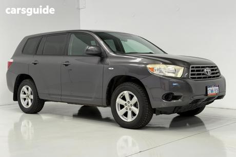 Grey 2008 Toyota Kluger Wagon Kx-R (Fwd) 7 Seat