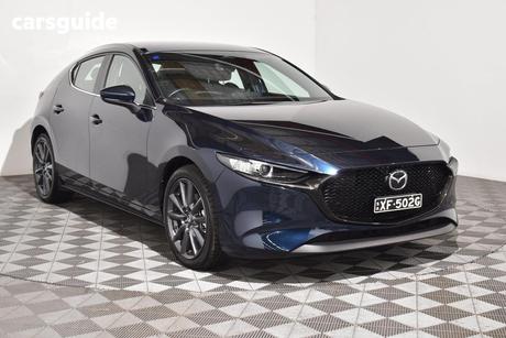 Blue 2025 Mazda 3 Hatchback G20 Evolve