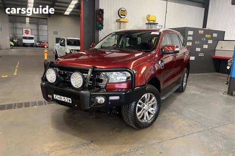 Red 2015 Ford Everest Wagon Trend