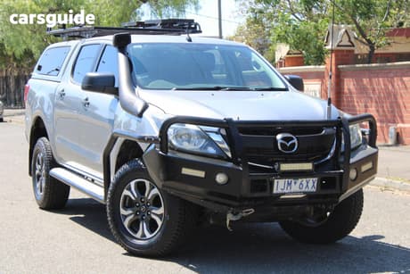 Silver 2016 Mazda BT-50 Dual Cab Utility Xt (4X4)